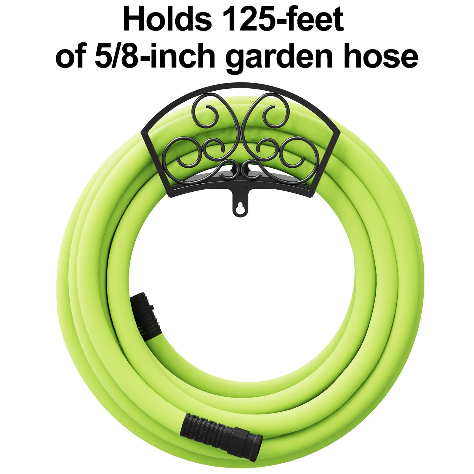 GOFORWILD hose holder supports up to 125 feet of hose.