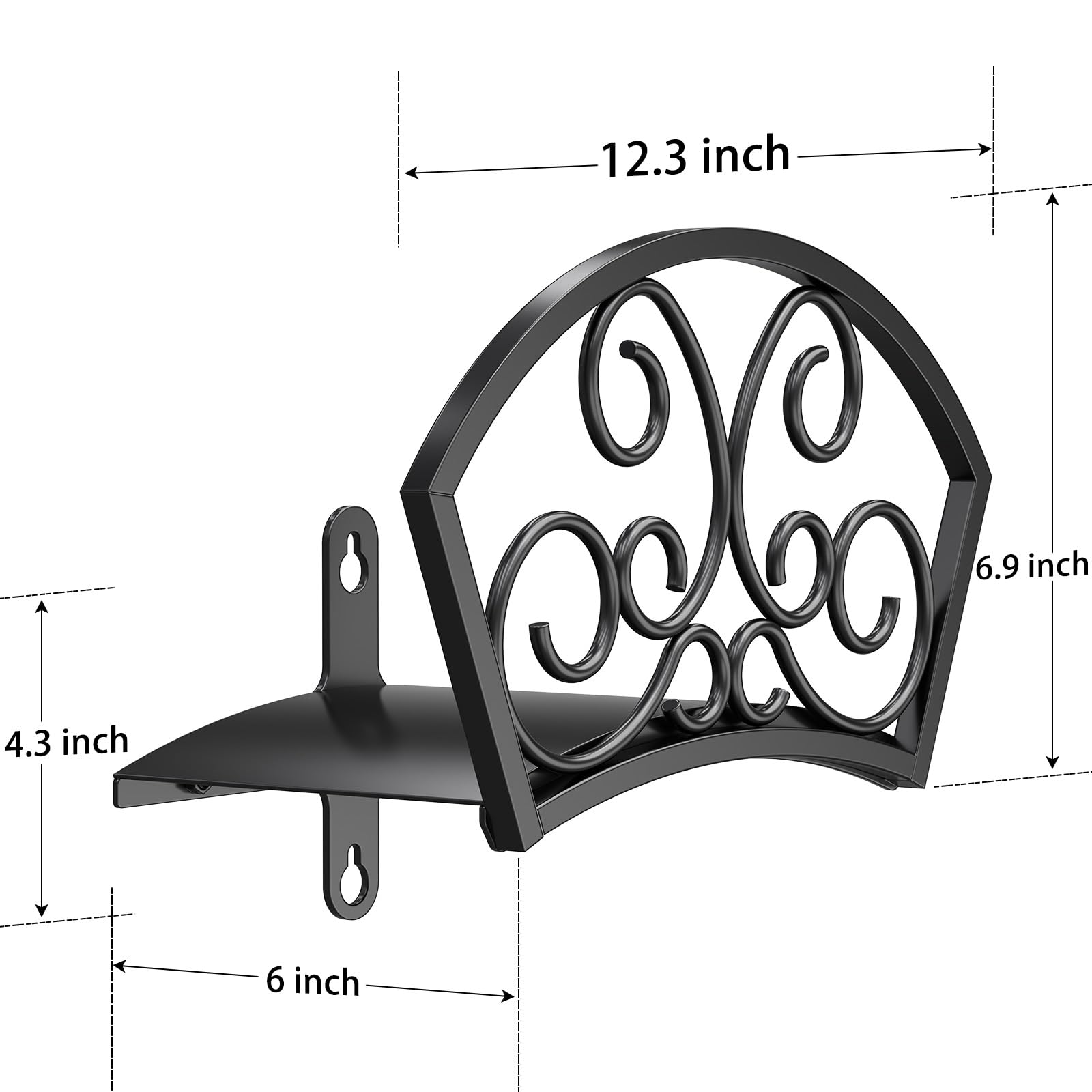 GOFORWILD decorative design complements garden aesthetics while organizing hoses.