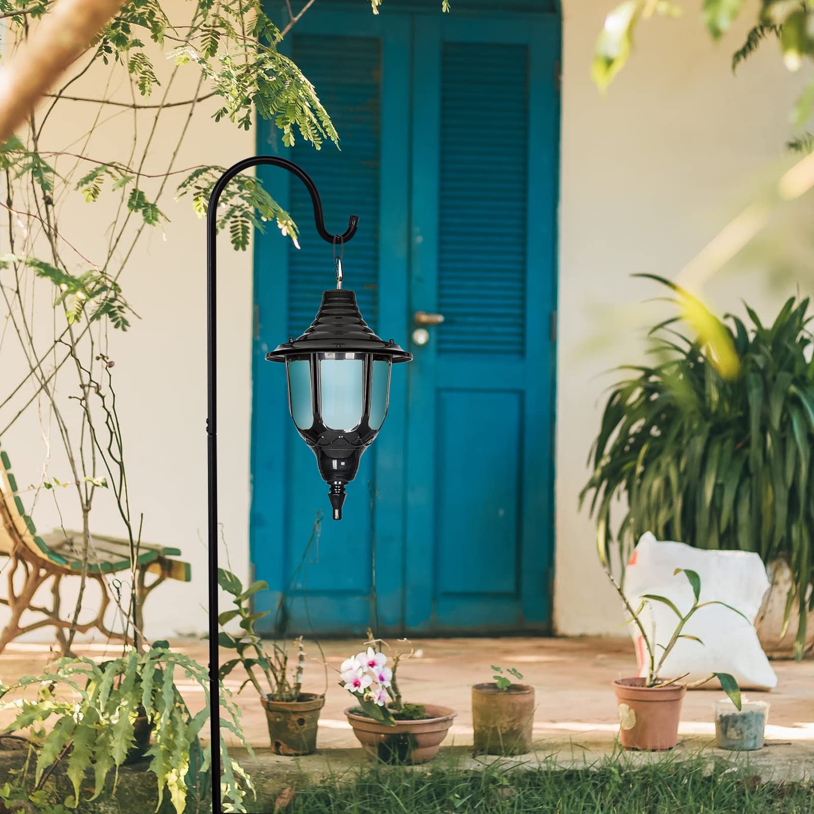 GOFORWILD hanging flower pots pair with lanterns and lights