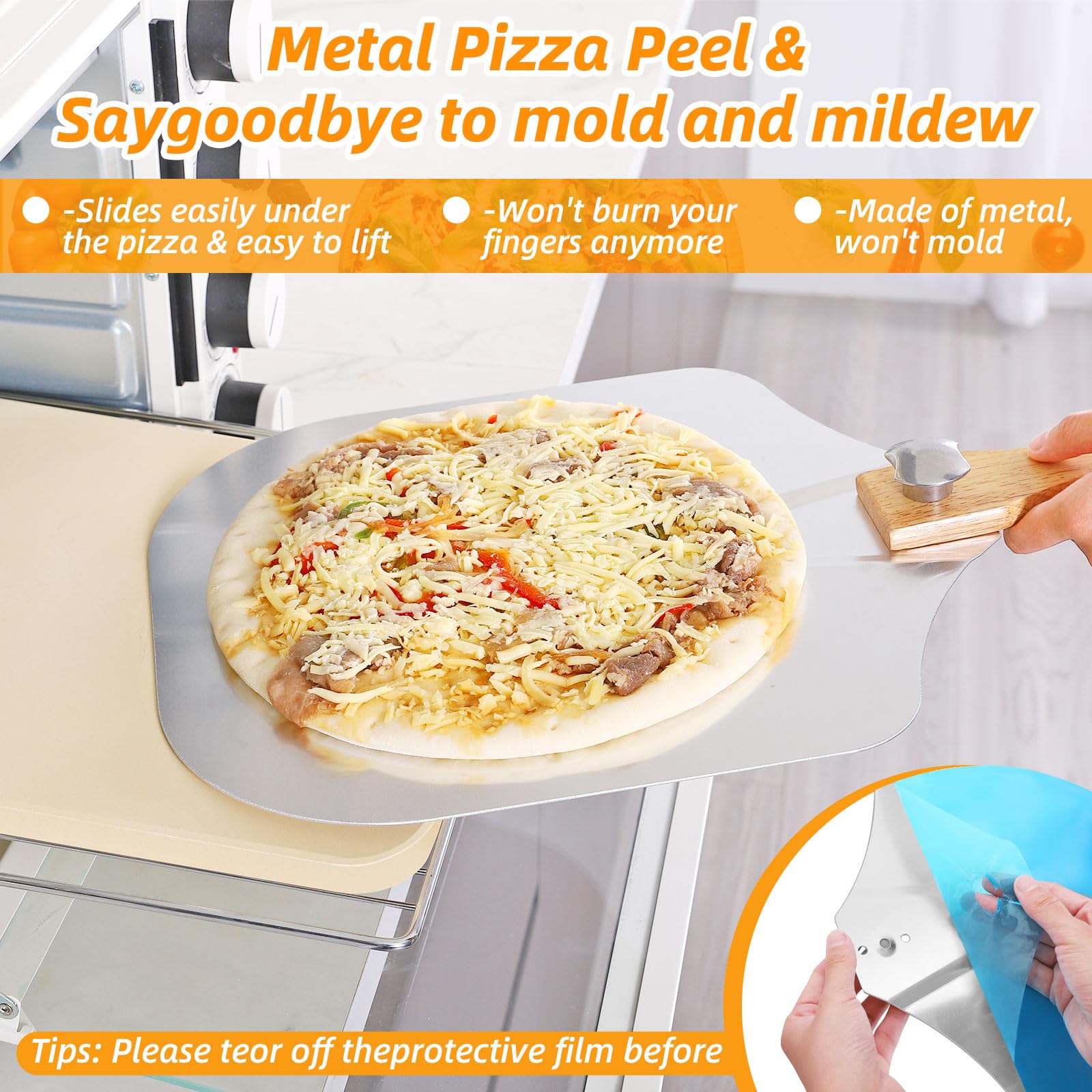 GOFOWRK silicone brush for oil or sauce application without mess.