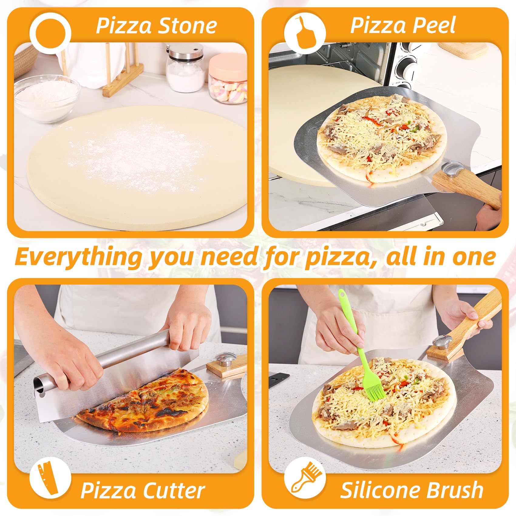 GOFOWRK scraper removes residue easily after baking.