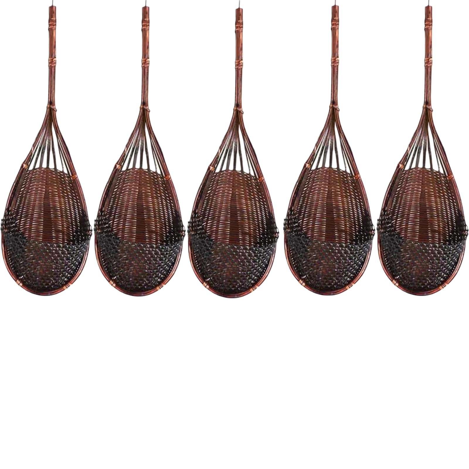 Gogeffor handmade bamboo planter collection brings warmth to homes and patios.