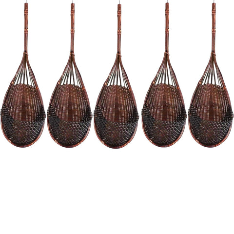 Gogeffor handmade bamboo planter collection brings warmth to homes and patios.