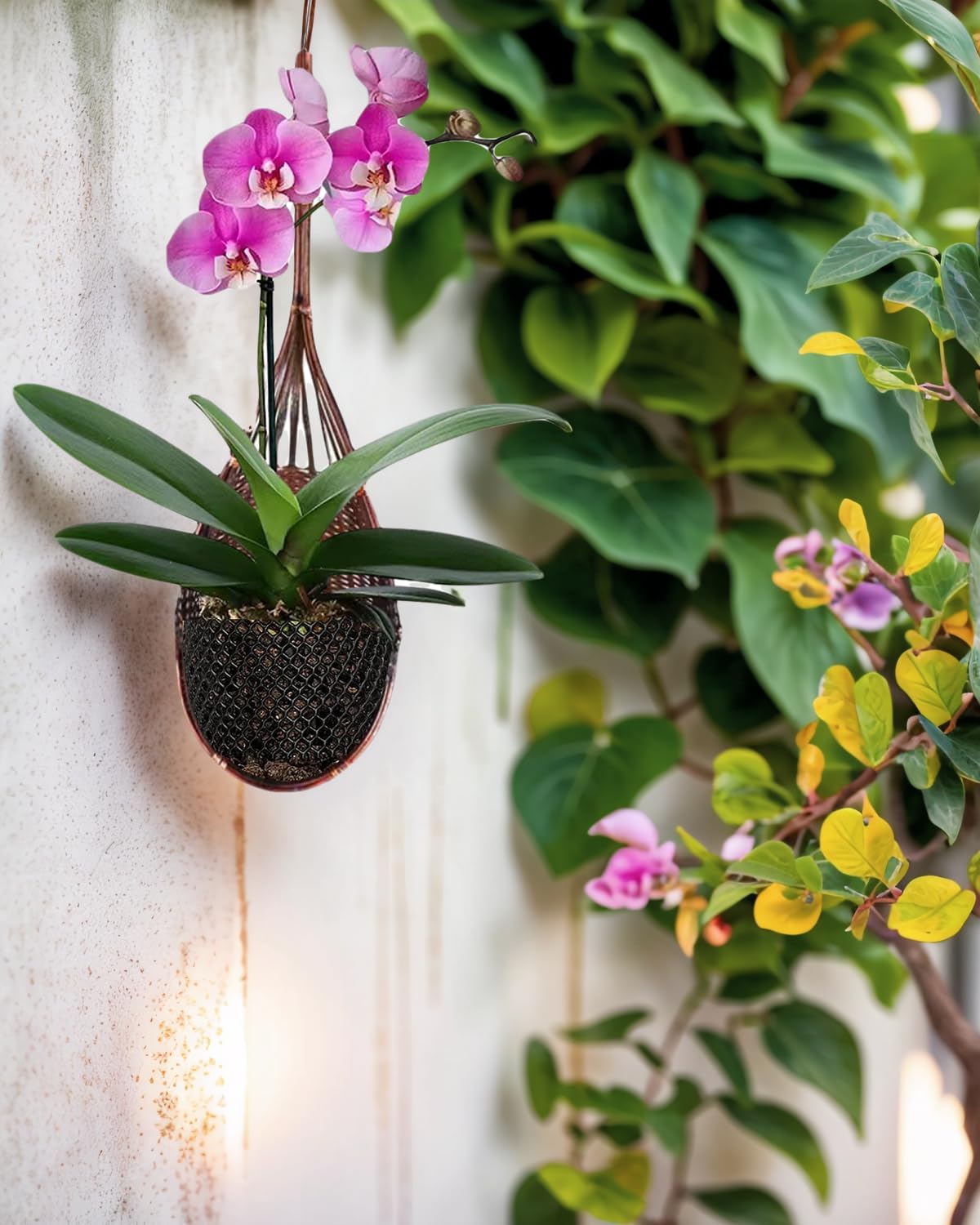 Gogeffor indoor-wall decor with natural bamboo blends with any style.