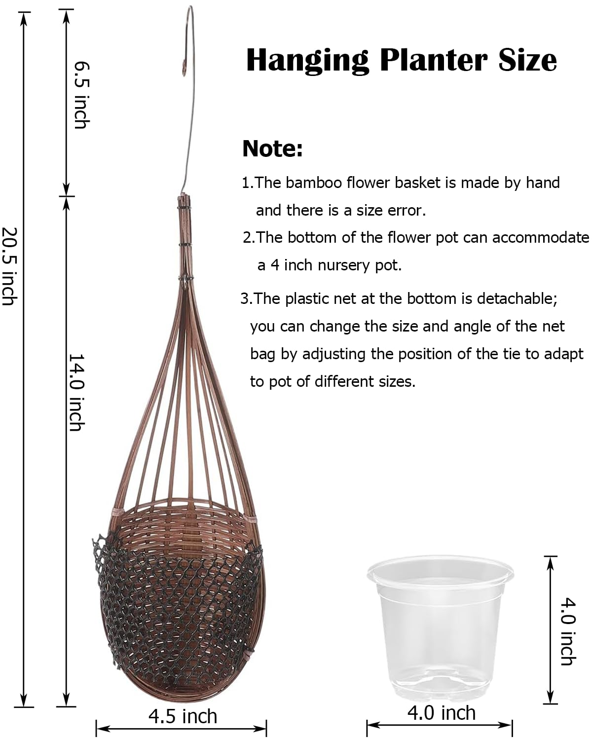 Gogeffor pack includes 20 zip ties for quick plant displays.