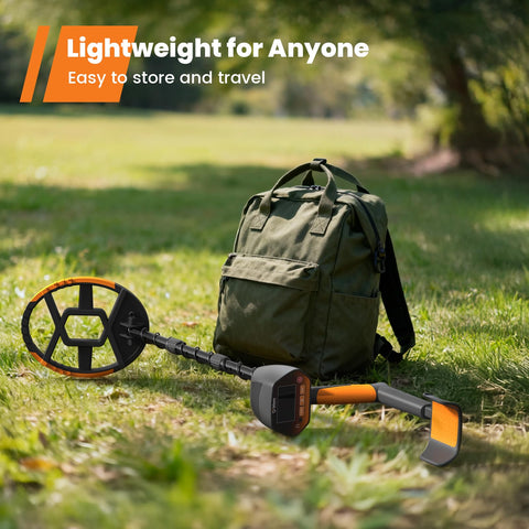 GoGonova detection kit includes bag, shovel, earphones, and batteries.