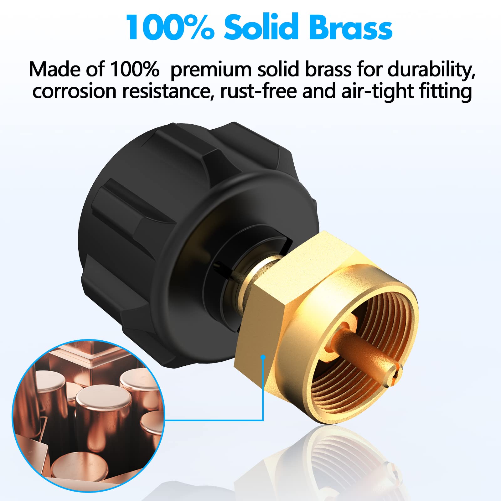 Gogoonike auto shut-off prevents overfill and enhances safety.