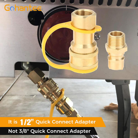 Gohantee brass fittings assembly enables versatile hose connections.