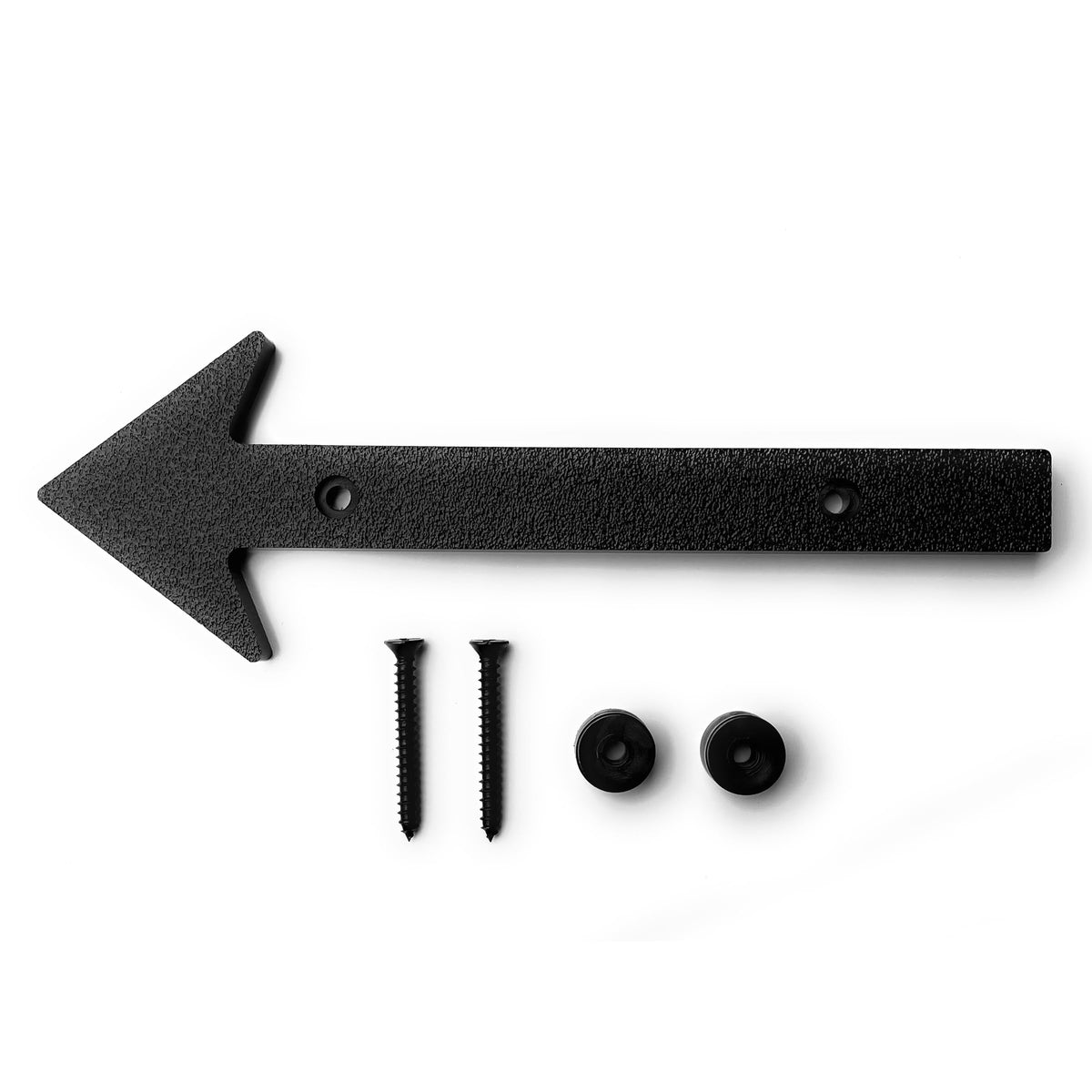 GoHomeNumbers arrow sign front view showing outdoor durability.