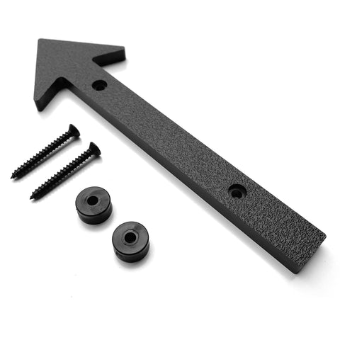 GoHomeNumbers arrow sign with hardware included for easy mounting.