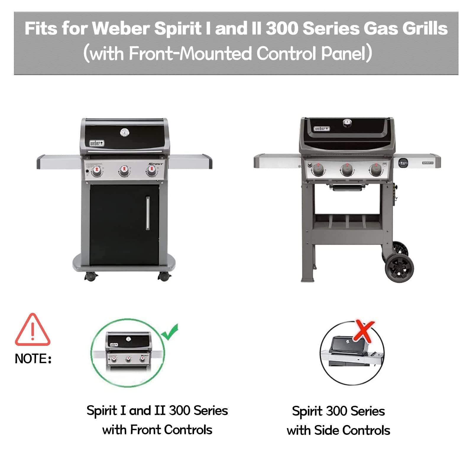 GOKOTASA flavorizer bars fit Weber Spirit I models E310 E320 for durability