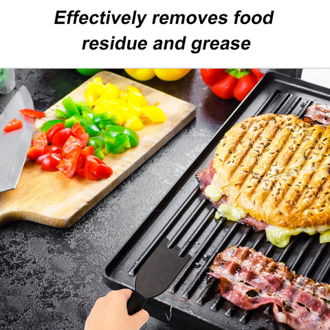 Goktvai heat-resistant plastic scrapers endure hot grill surfaces without deformation.