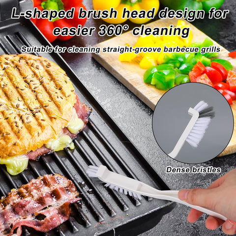 Goktvai compatible with George Foreman and other grooved indoor grills.
