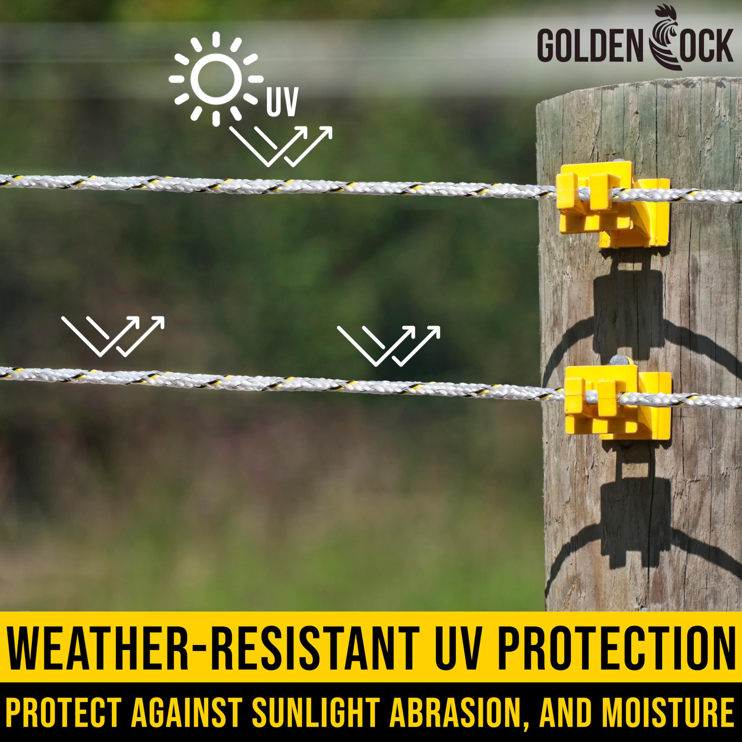 Golden Cock boundary wire improves safety and containment efficiency.