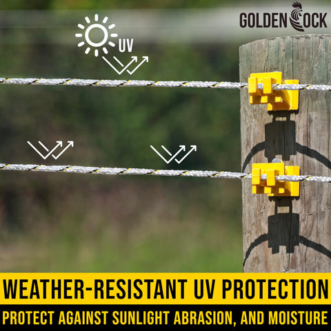 Golden Cock boundary wire improves safety and containment efficiency.