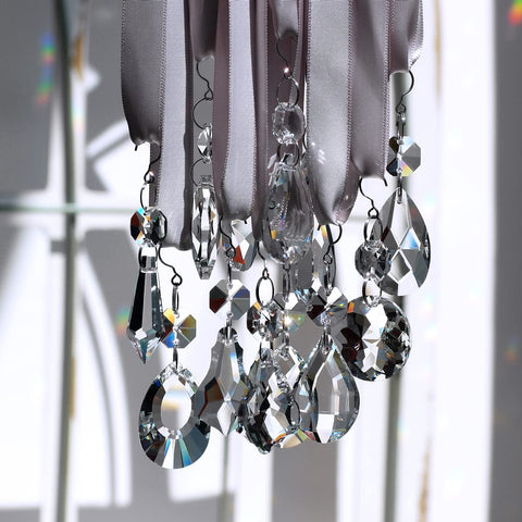 GOLDENHAITAI crystal bead with ring enables easy hanging