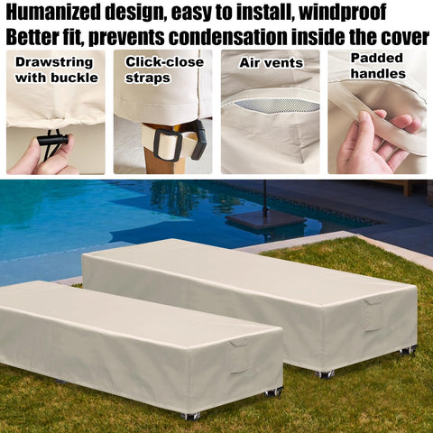 GoldenRaindrop vented sides promote airflow while guarding the furniture.