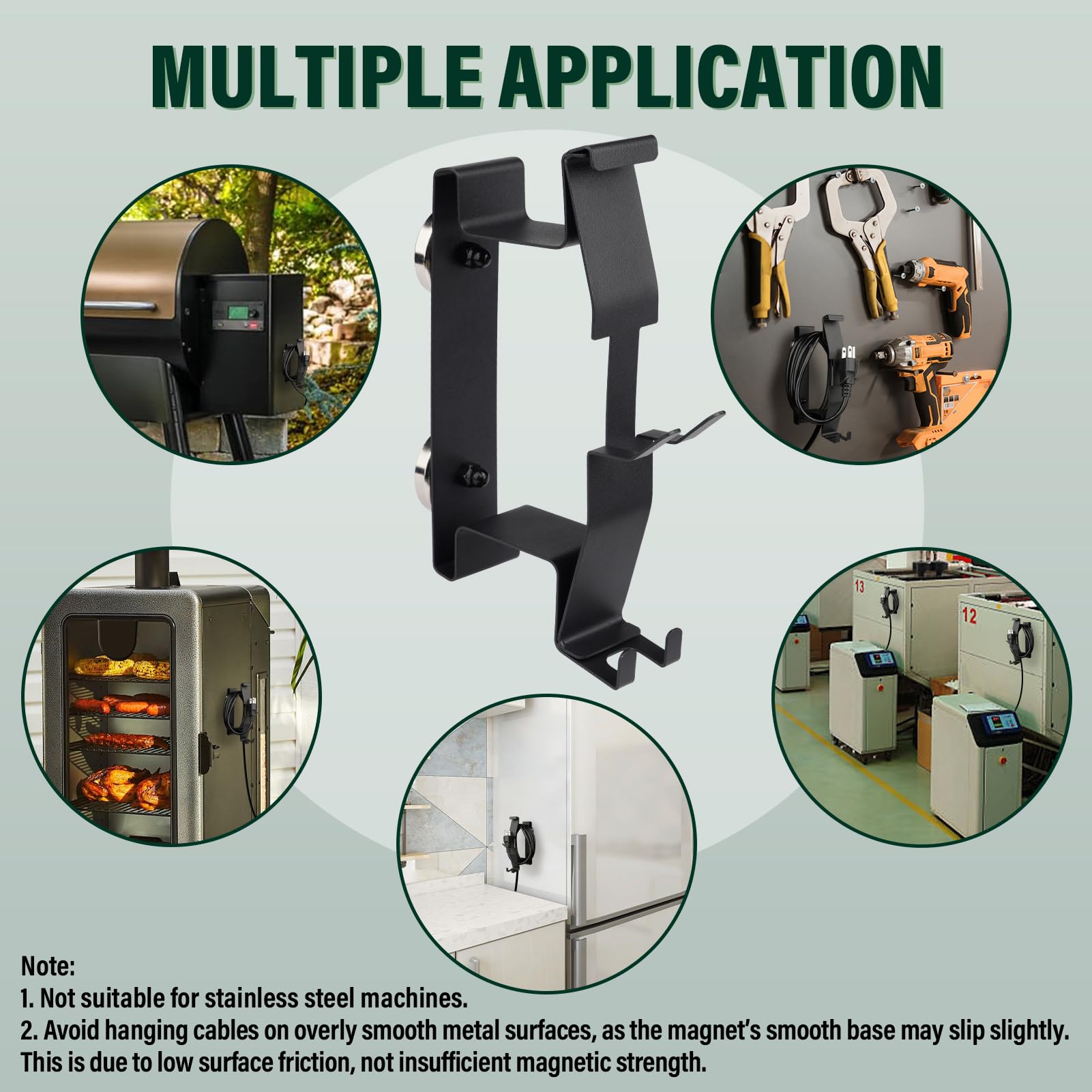 Goldusk built-in hook accommodates BBQ tools for versatile storage