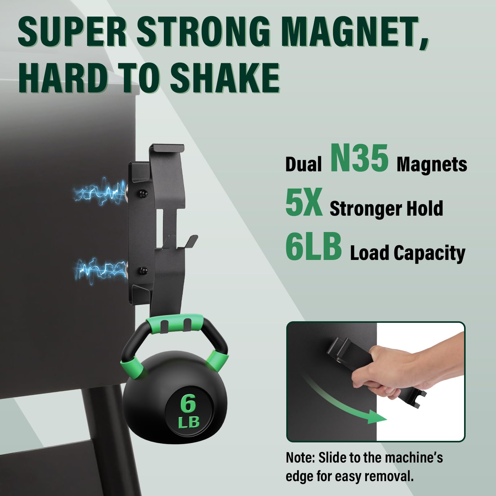 Goldusk dual magnet base delivers a 5x stronger hold on metal surfaces