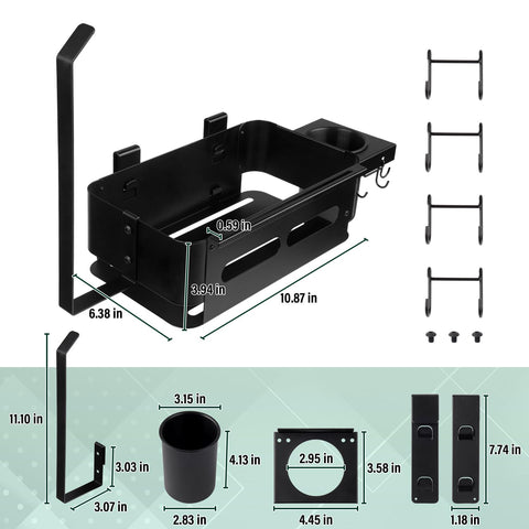 Goldusk included accessories expand storage and reduce clutter when grilling.