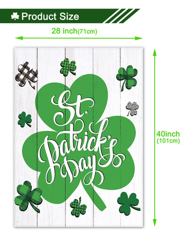 GOMANCHE St Patrick's flag woven linen texture feels premium and durable