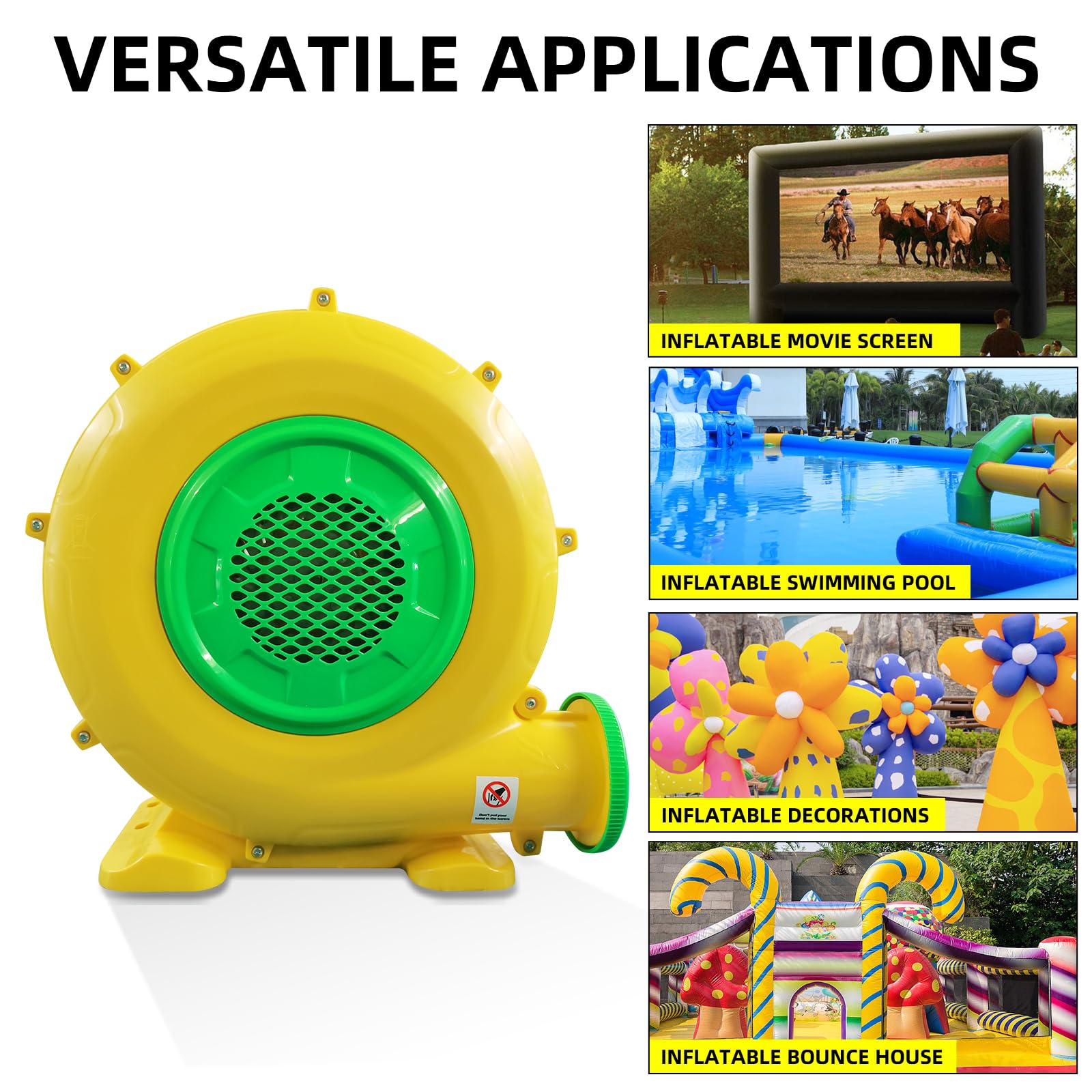 GONFLABLE safety PP plastic construction for durable operation