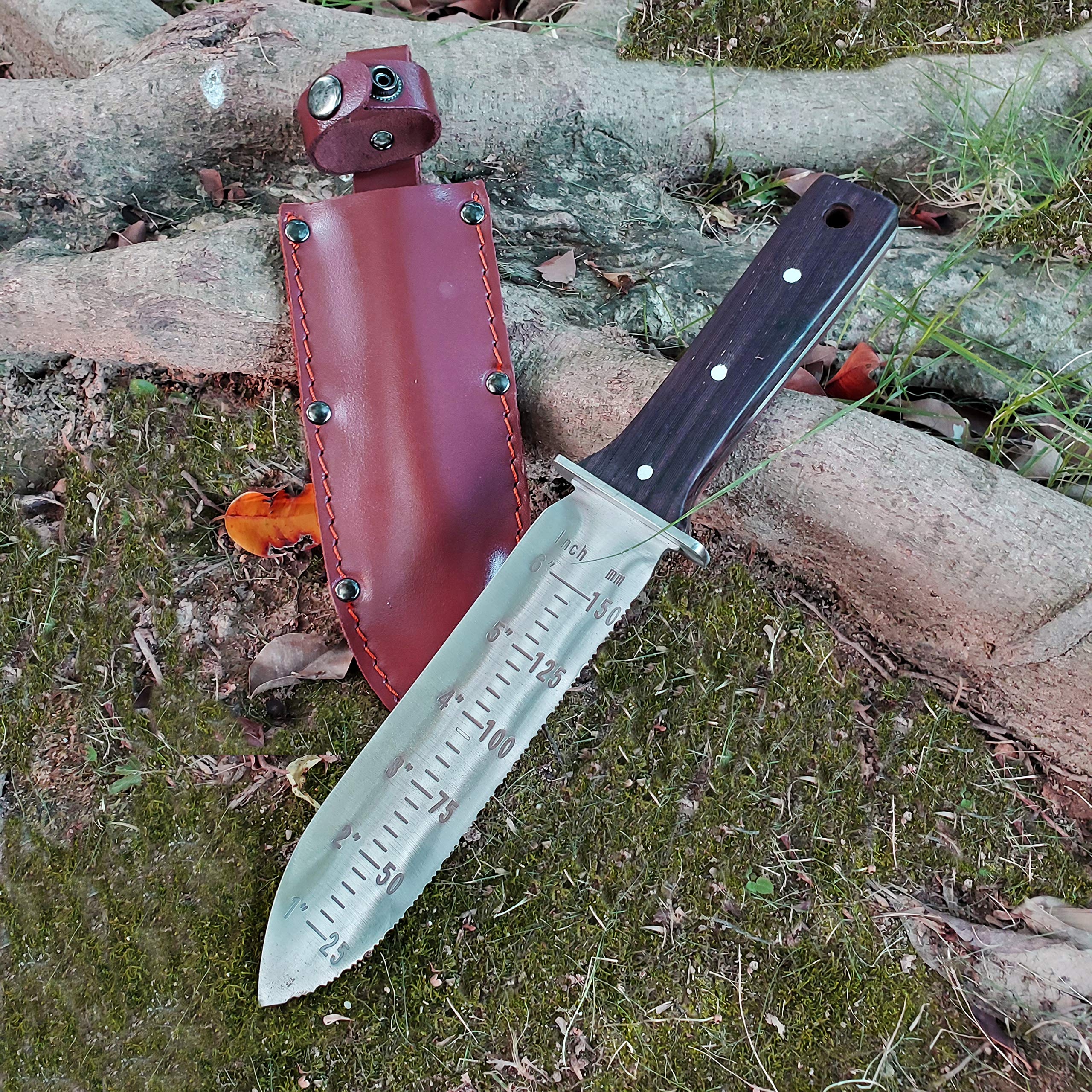 Gonicc 440 stainless steel blade stays sharp and rust-resistant.