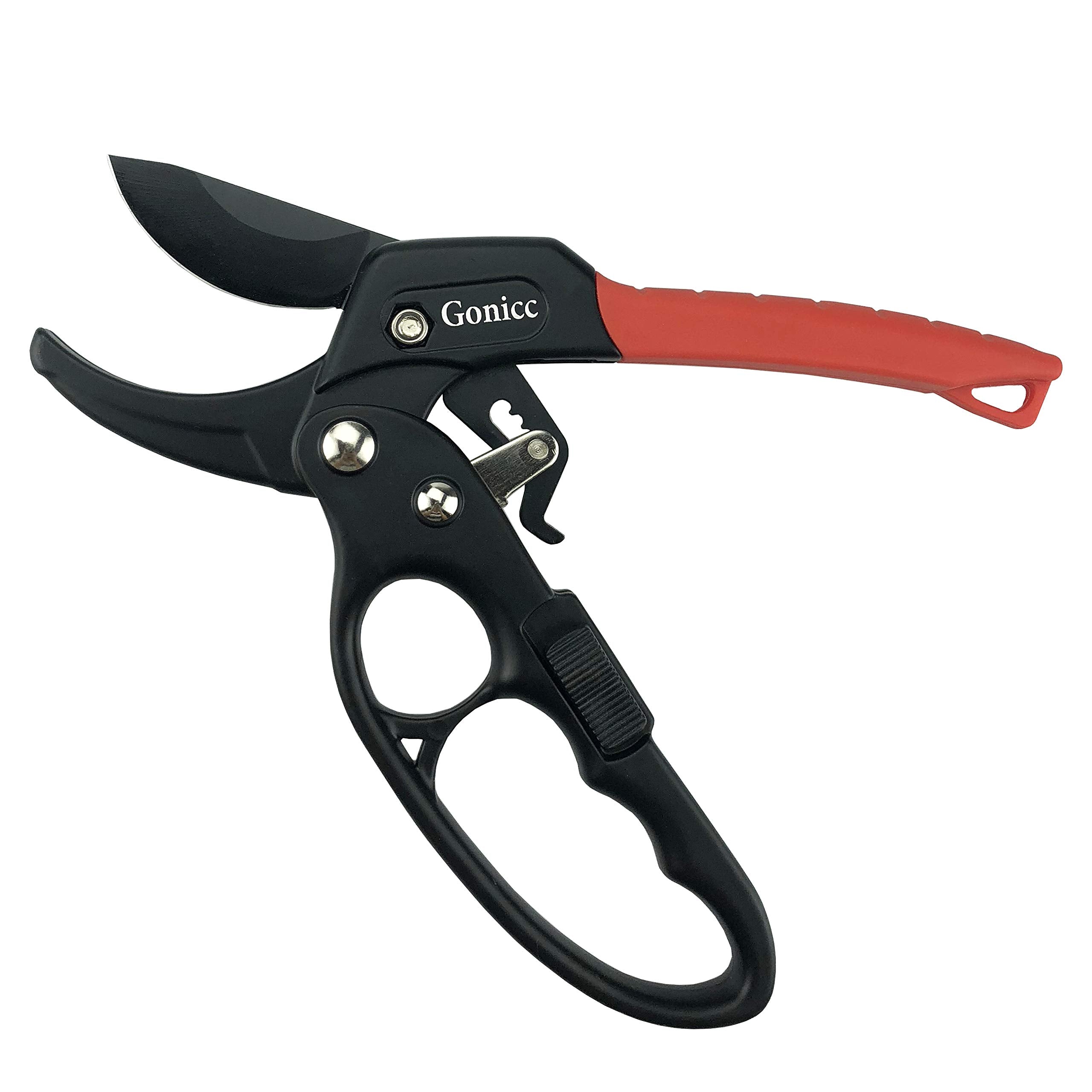 Gonicc reinforced design handle offering durable leverage for tough pruning jobs