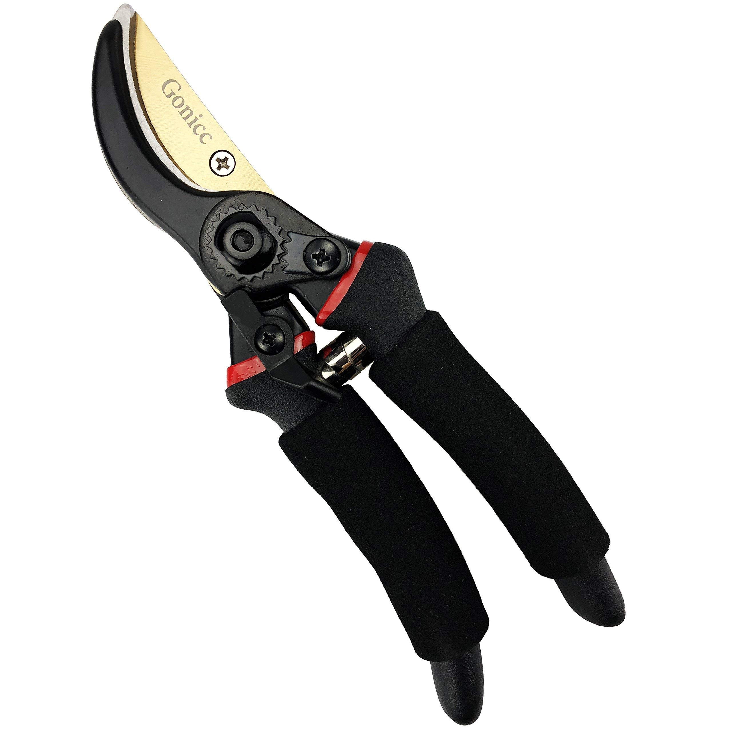 Gonicc sap groove feature directs sap away from the blade during pruning.