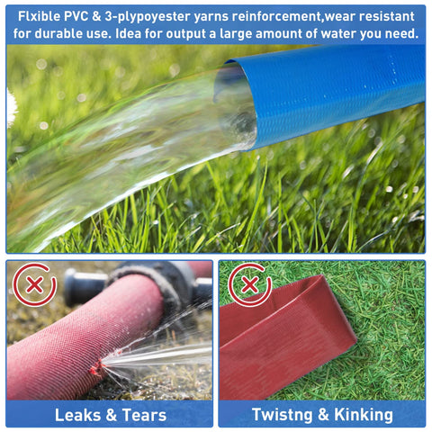 Gonioa abrasion-resistant PVC hose withstands seasonal use