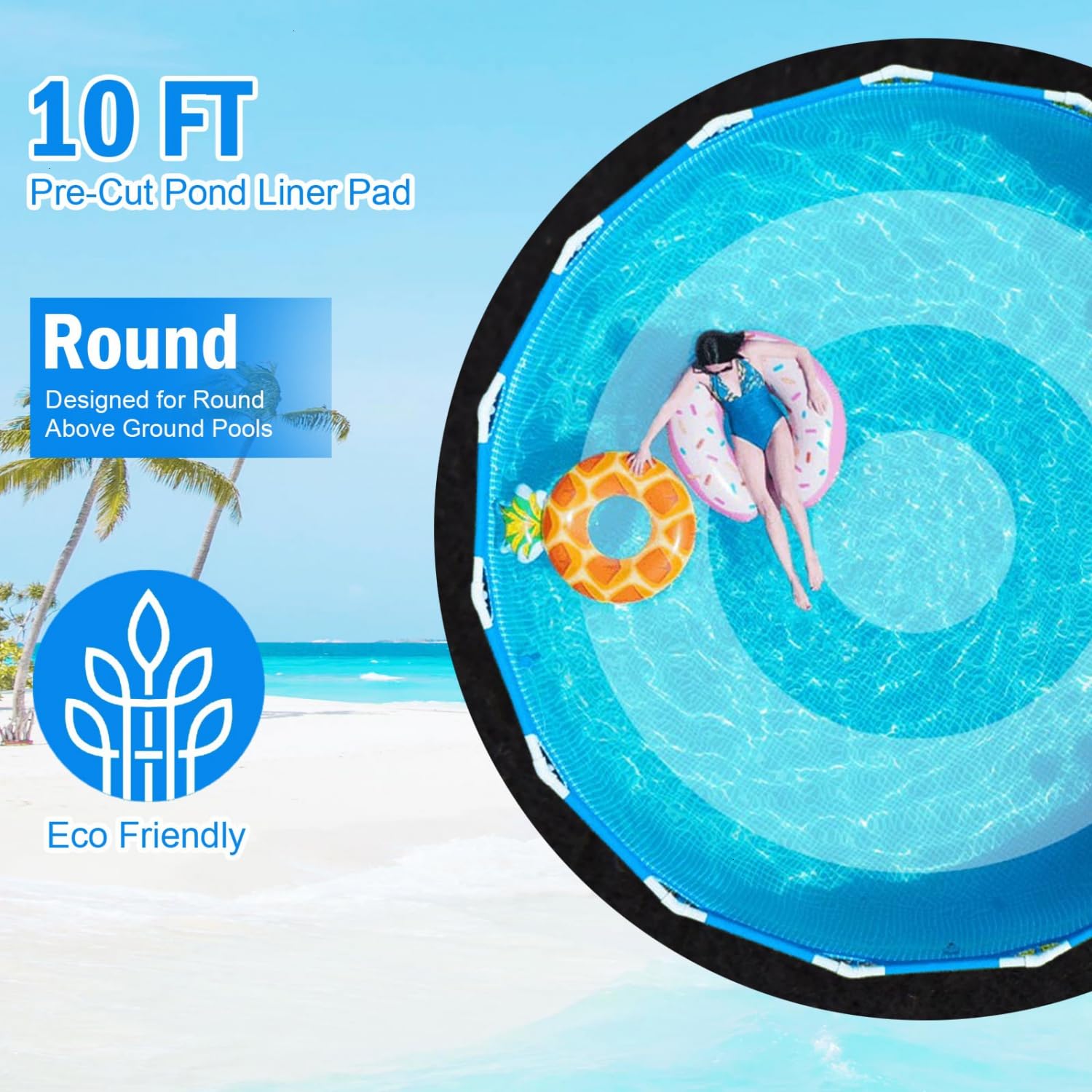 Gonioa anti-puncture thick felt pad protects the liner area.