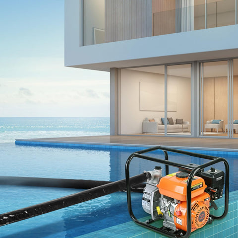 Gonioa large water output hose suitable for high-volume backwashing.