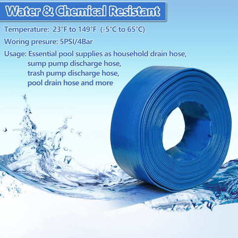 Gonioa long 50ft hose ideal for pool discharge