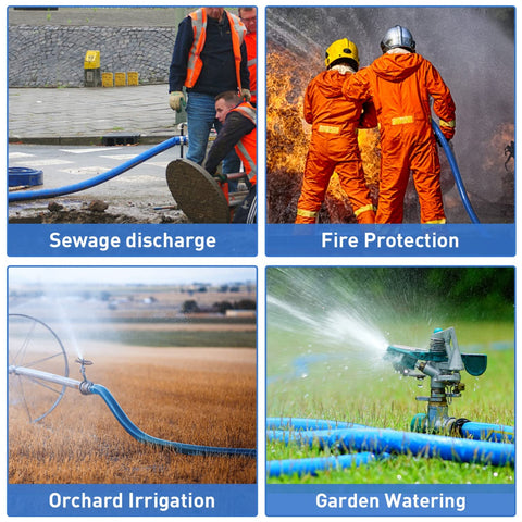 Gonioa reinforced PVC hose for durable, leak-free backwashing
