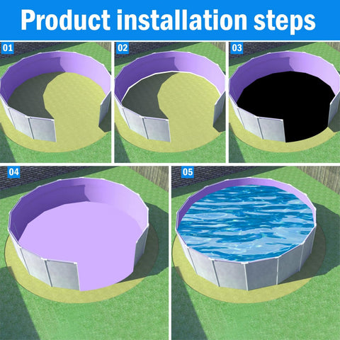 Gonioa weed and root-inhibition pad reduces under-liner debris.