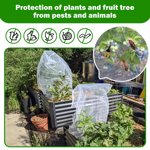 GonLei soft-nylon-mesh-net highlights durable, reusable garden protection.