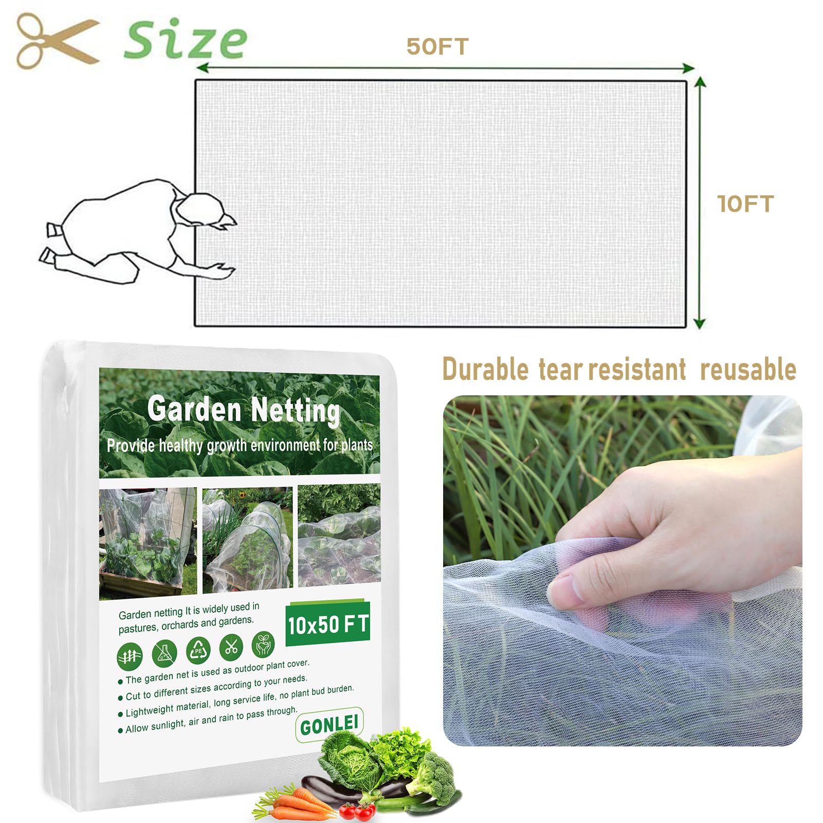 GonLei stabilized PE mesh preserves airflow and light.