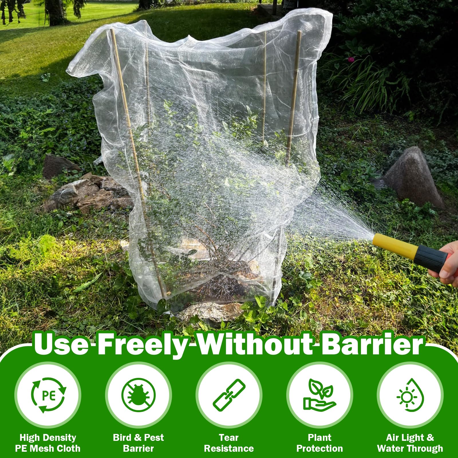GonLei tomato-vegetable-netting provides breathable protection for garden crops.