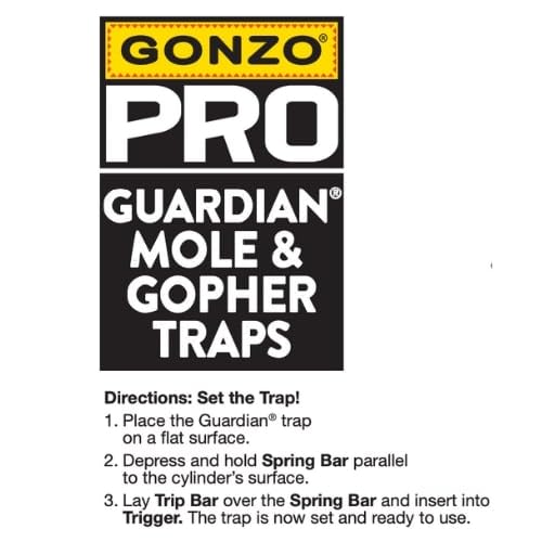 GONZO durable ABS trap ready for outdoor pest control tasks.