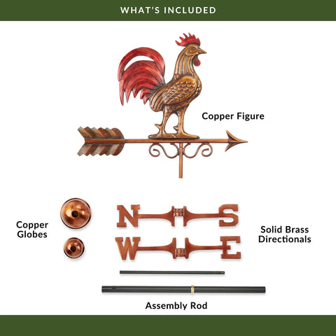 Good Directions Bantam weathervane withstands all-weather use year after year