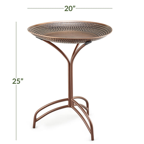 Good Directions Tranquility birdbath uses threaded connections for reliable setup.