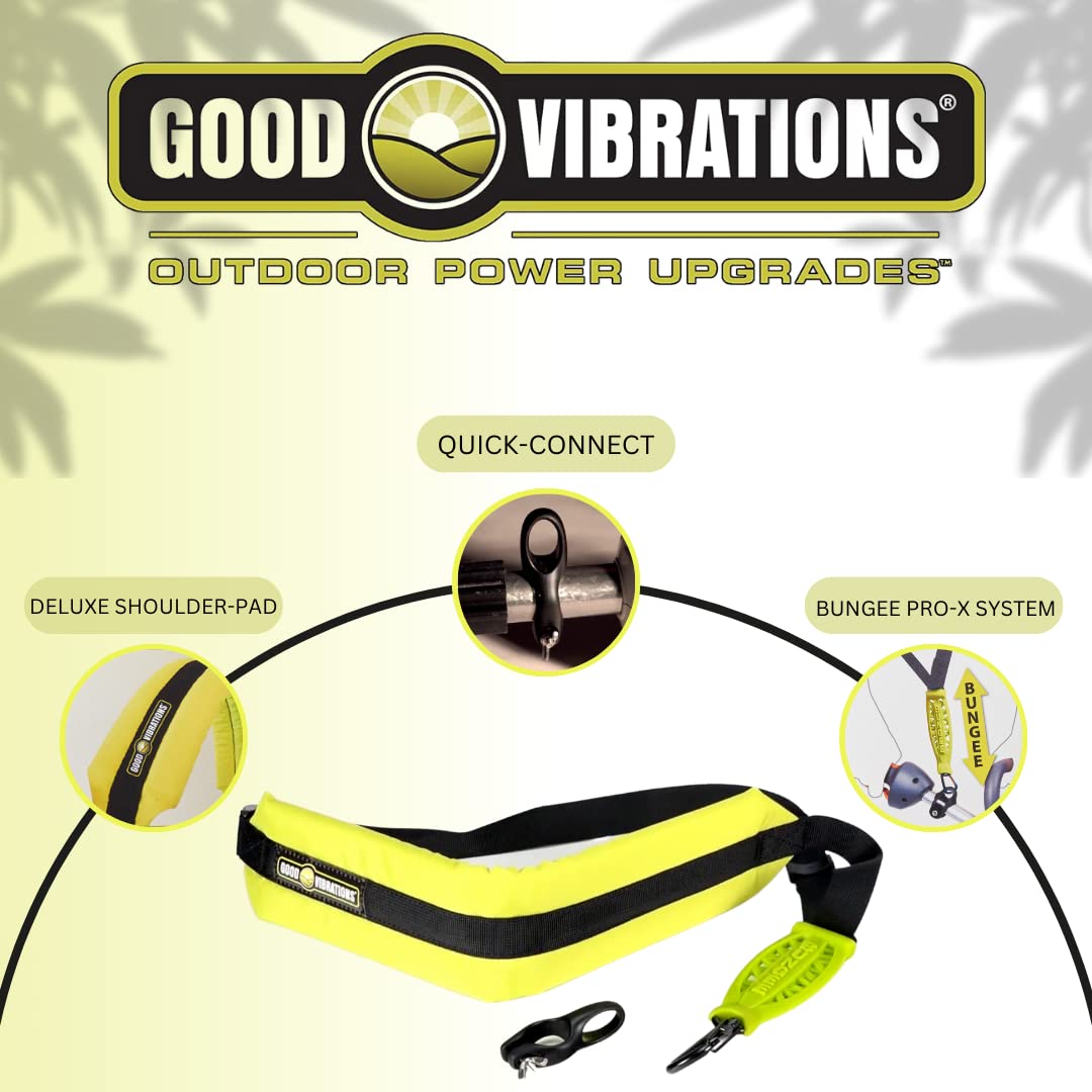 Good Vibrations Bungee Pro-X weight absorption image emphasizes reduced strain