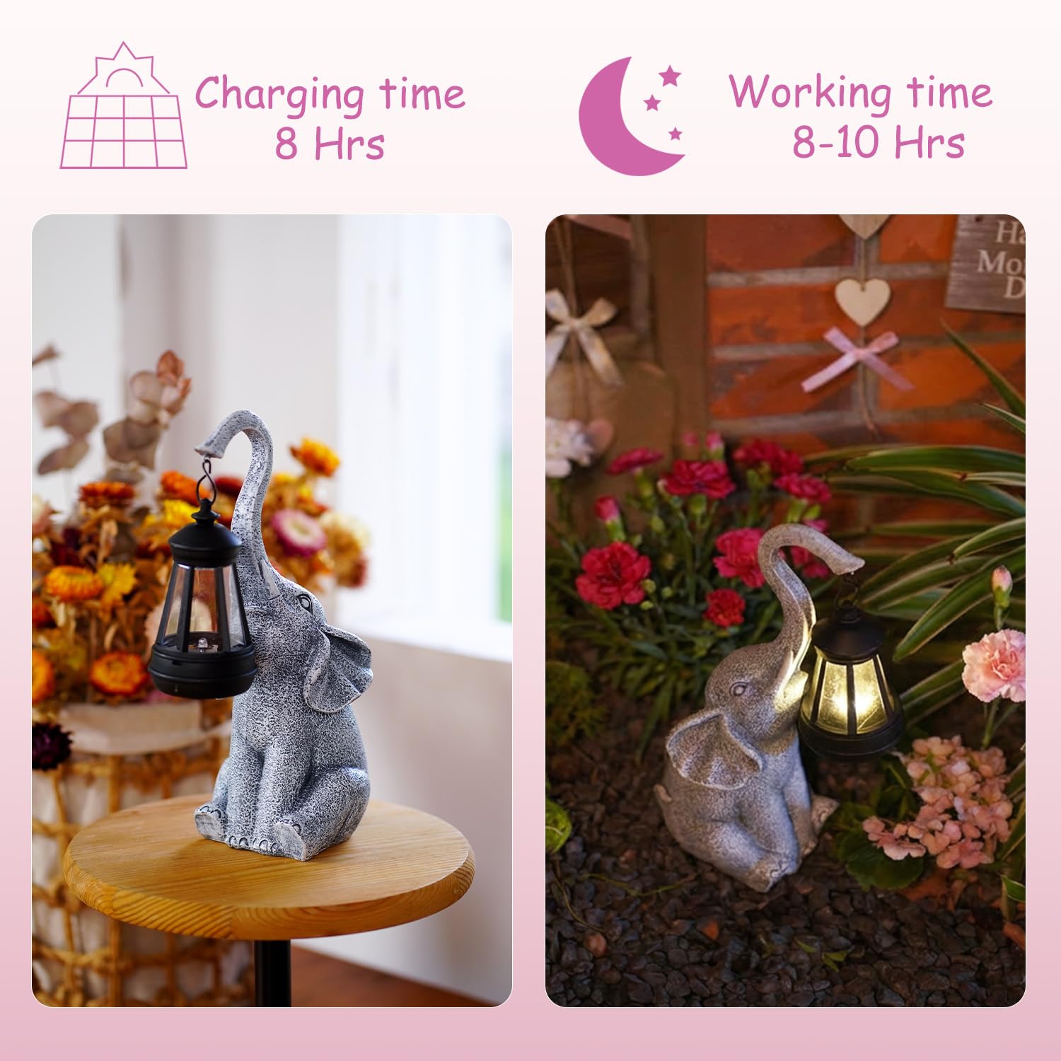 Goodeco Elephant Statue makes a thoughtful gift for women and moms.