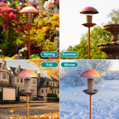 Goodeco gift idea bird feeder is ideal for nature-loving family members.