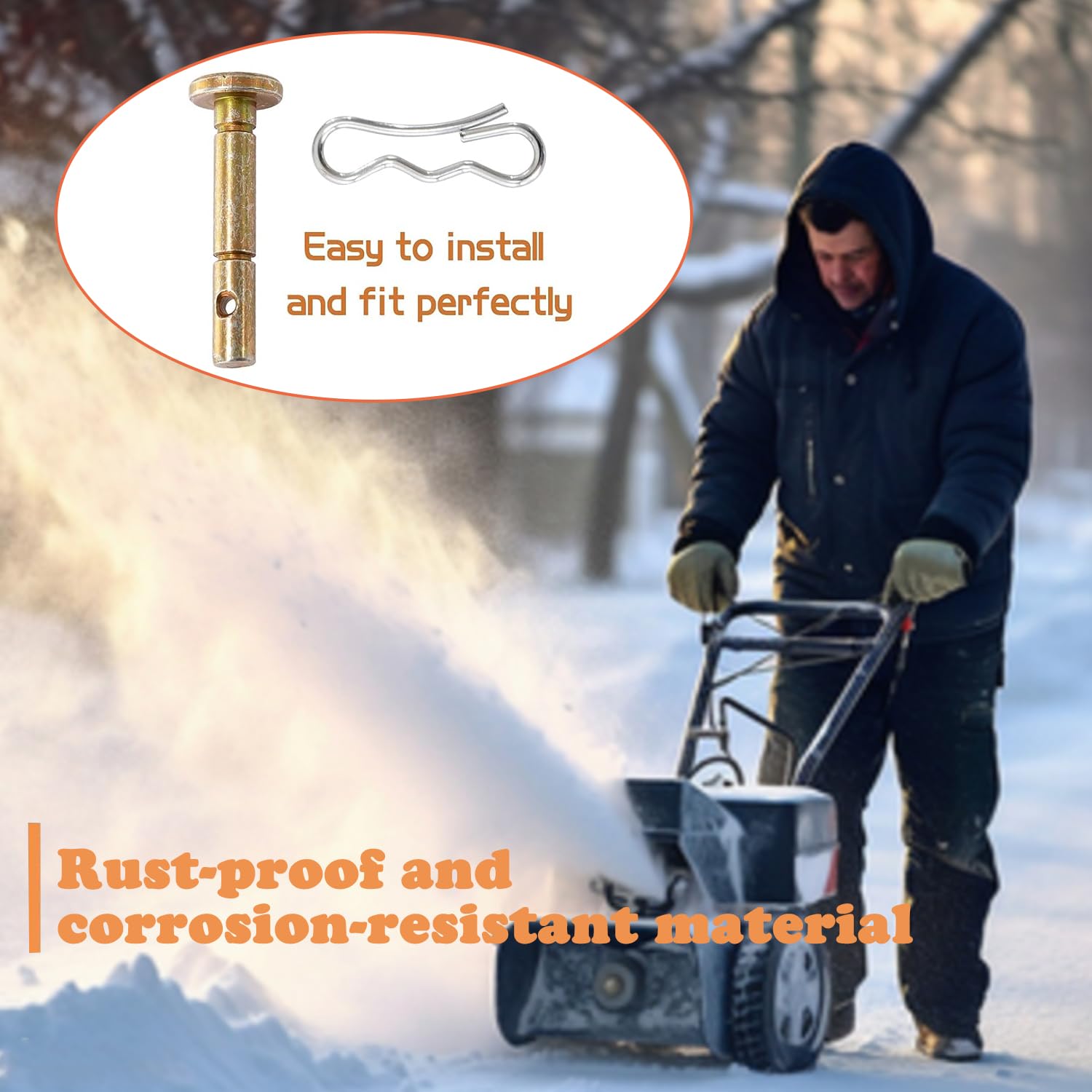 Goodffy winter use scenario showcases ready replacement parts during heavy snow