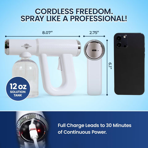 Goodscious surface-coverage precision mist helps reach corners without oversaturation.