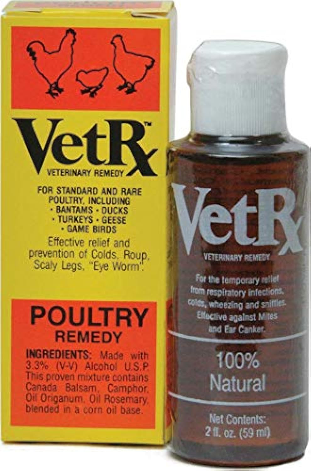 Goodwinol Vet RX 2oz bottle for easy poultry care