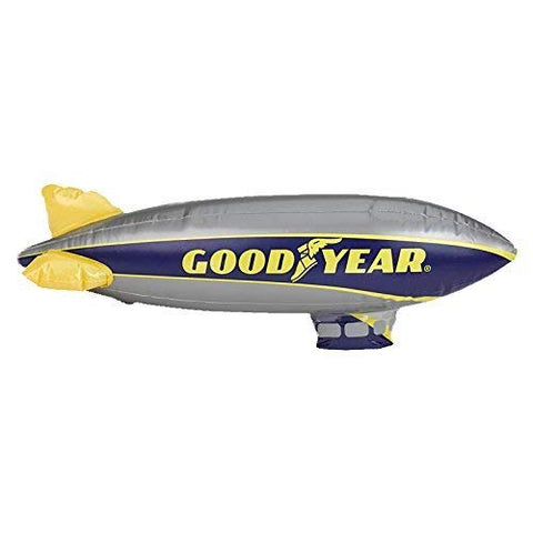 Goodyear 33-inch inflatable blimp with hanging clips for eye-catching room decor