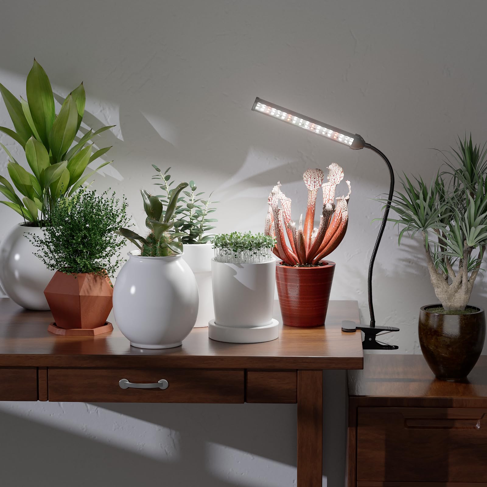 GooingTop Grow Light easy-installation clip-on desk design for quick setup