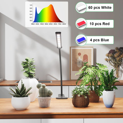 GooingTop Grow Light red and blue LEDs support all growth stages from germination to flowering